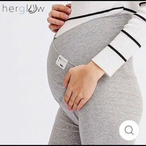 3 for $20 - HerGlow Maternity Leggings 2XL Light Grey